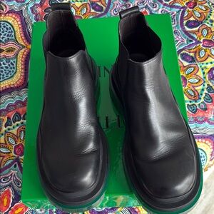 Bottega Veneta Black Chelsea Boots